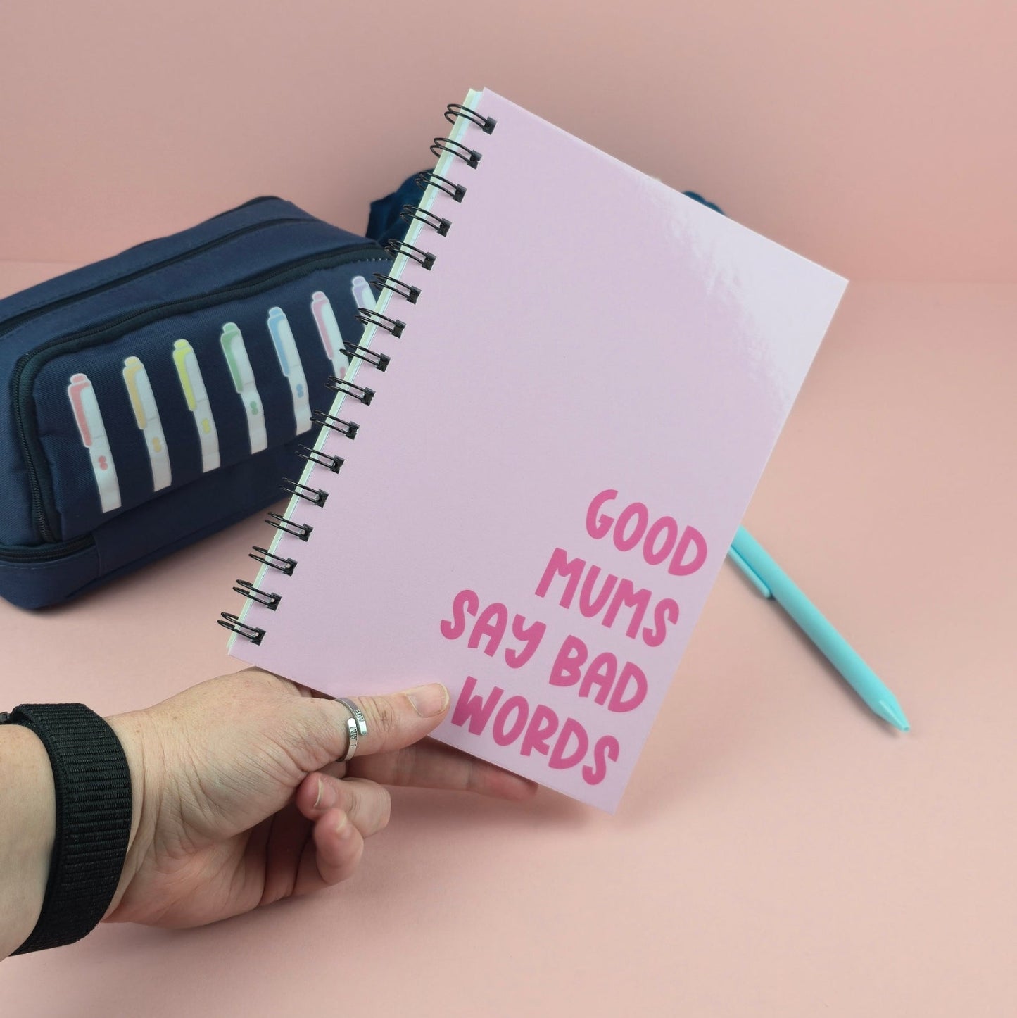 Spiral Notebooks | Good Mums Say Bad Words Notebook | Lined Journal | Gift |