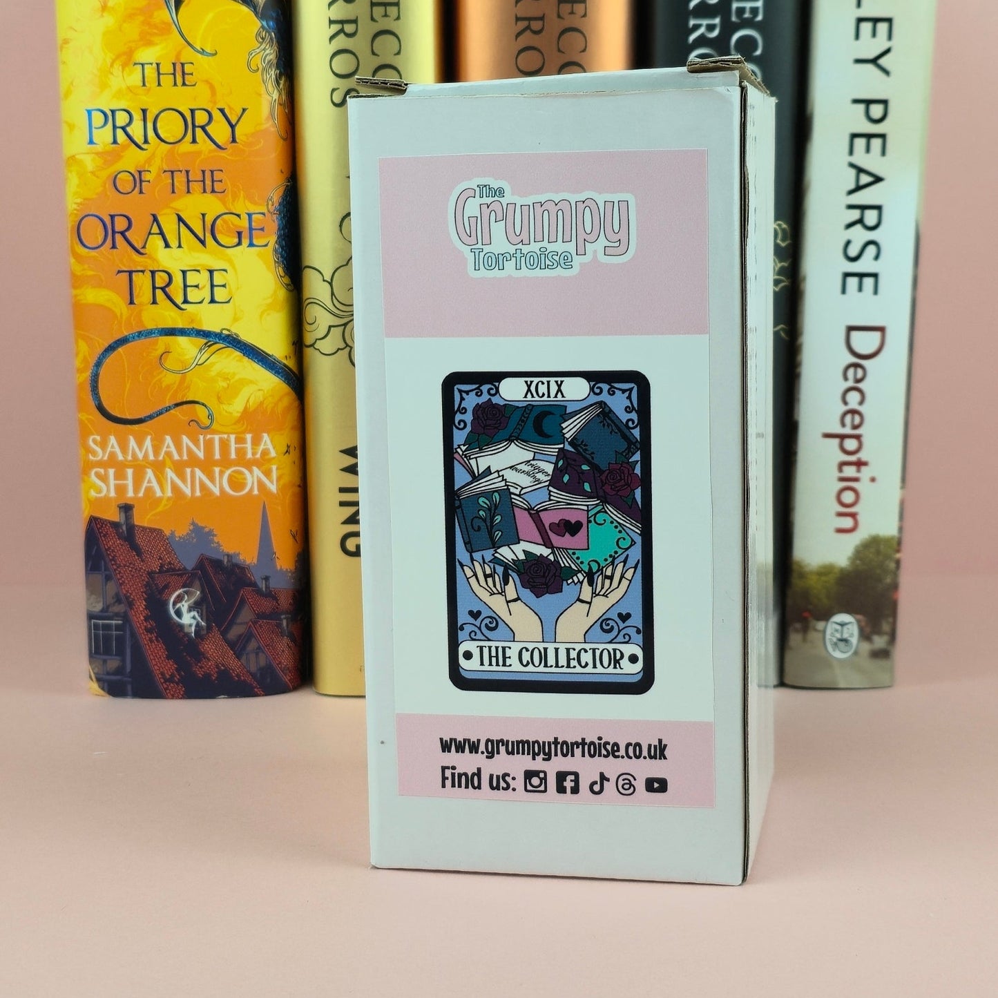 Glass Can - The Collector White Glass Tumbler - Bookish Gift - Reader