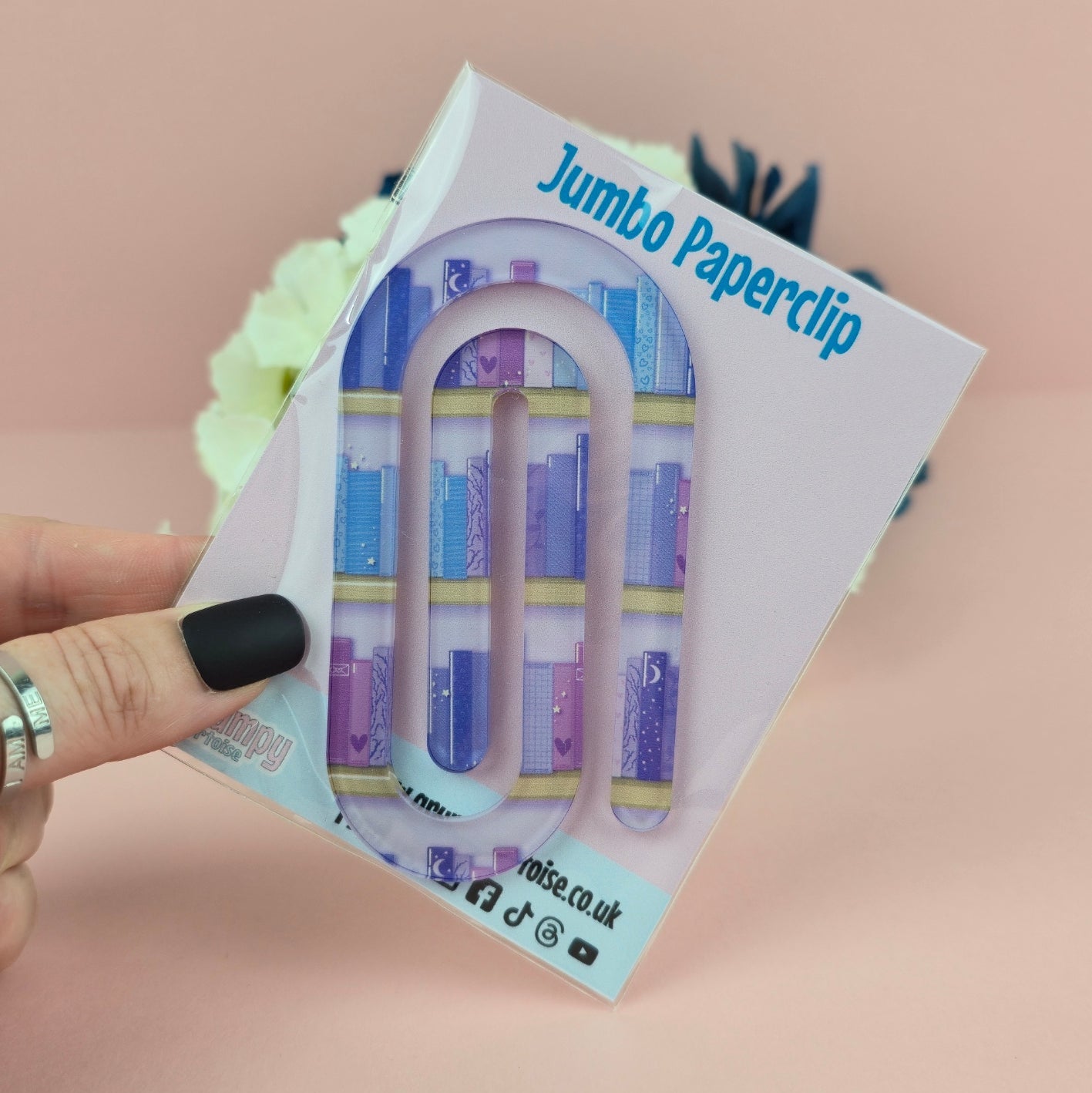 Jumbo Paperclip - Lilac Library - Planner - Reader - Gift