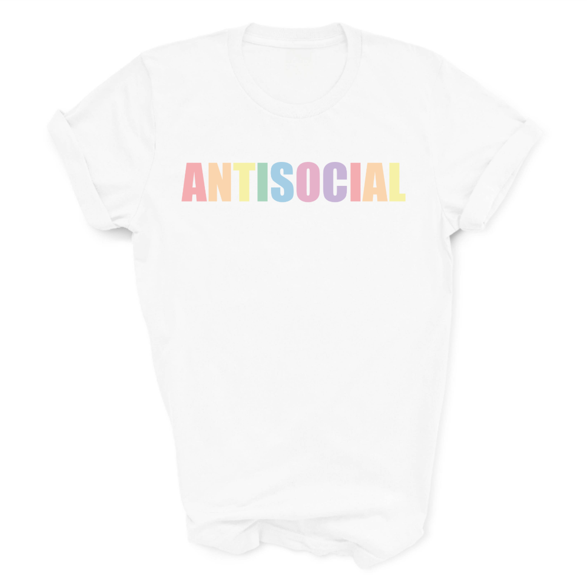 Rainbow Antisocial T-Shirt
