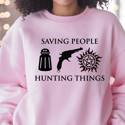 SPN Saving People Hunting Things Sweatshirt