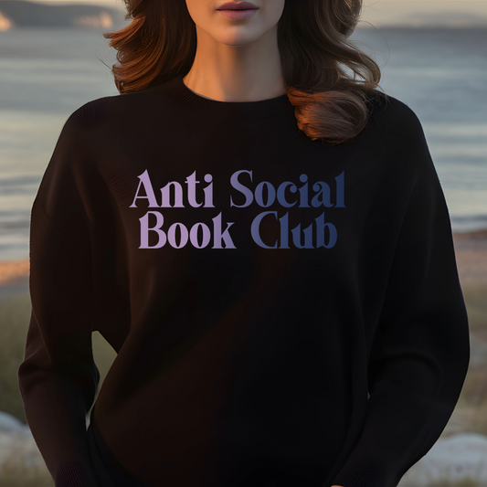 Anti Social Book Reader Sweatshirt