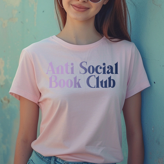 Anti Social Book Reader T-Shirt