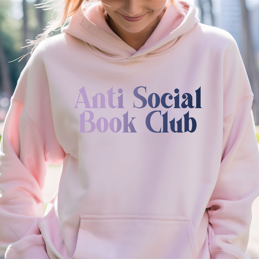 Anti Social Book Reader Hoodie