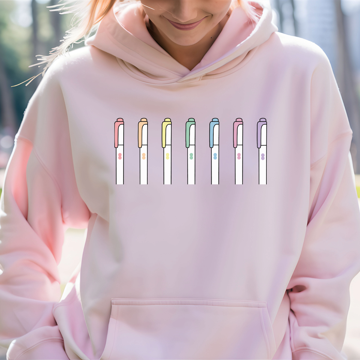 Hoodie - Mildliner Inspired Pens