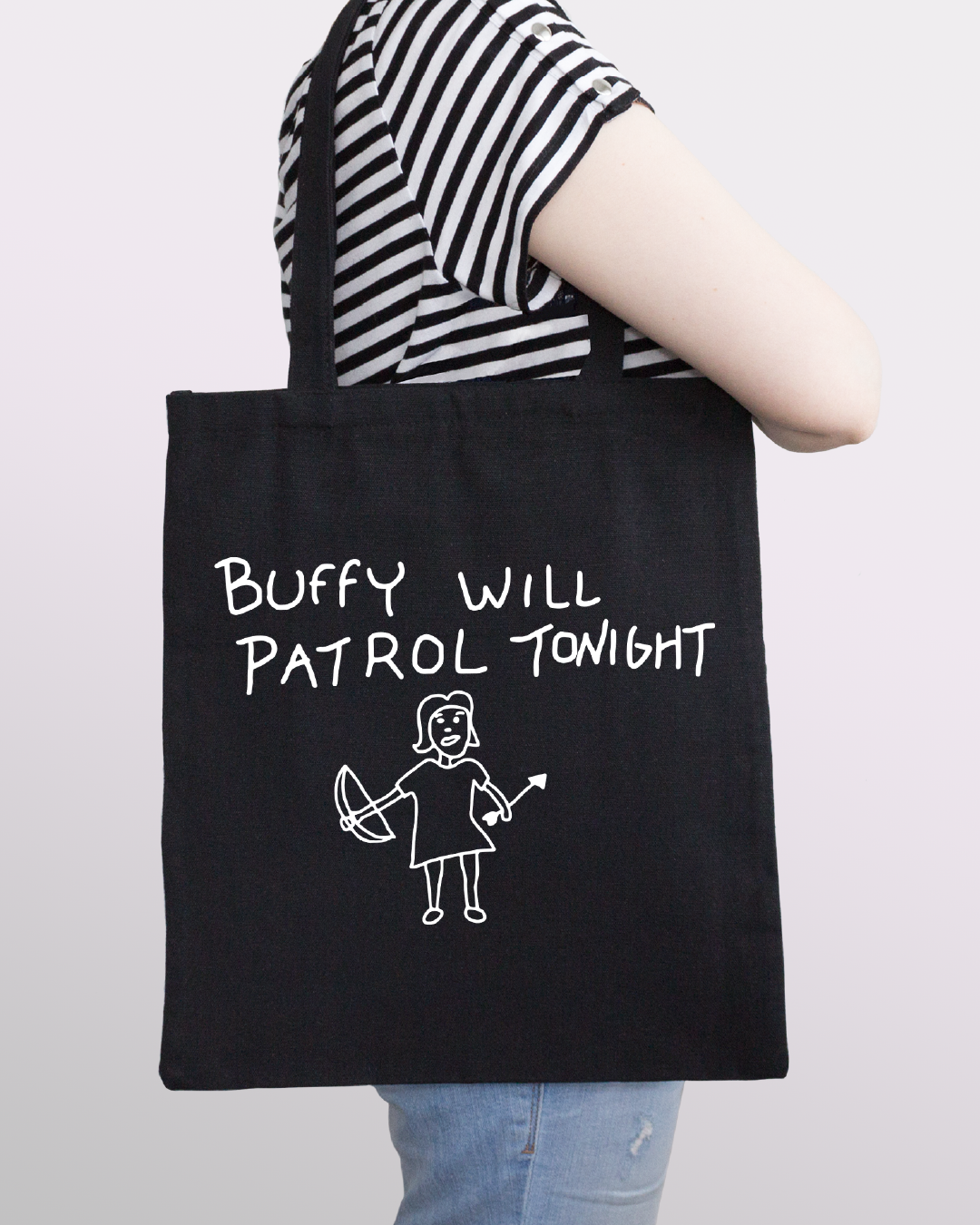 Buffy Will Patrol Tonight Tote Bag