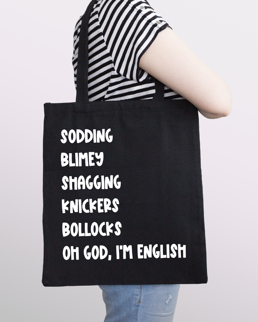 Oh God, I'm English Tote Bag