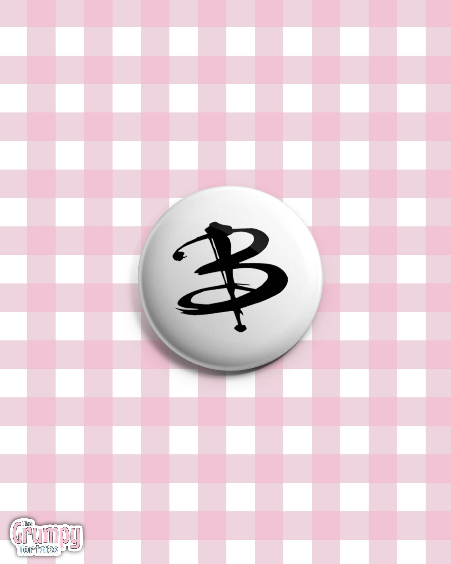 Buffy Button Badge | BTVS Inspired Pin | Vampire Slayer Fandom Accessory | Geek Gift