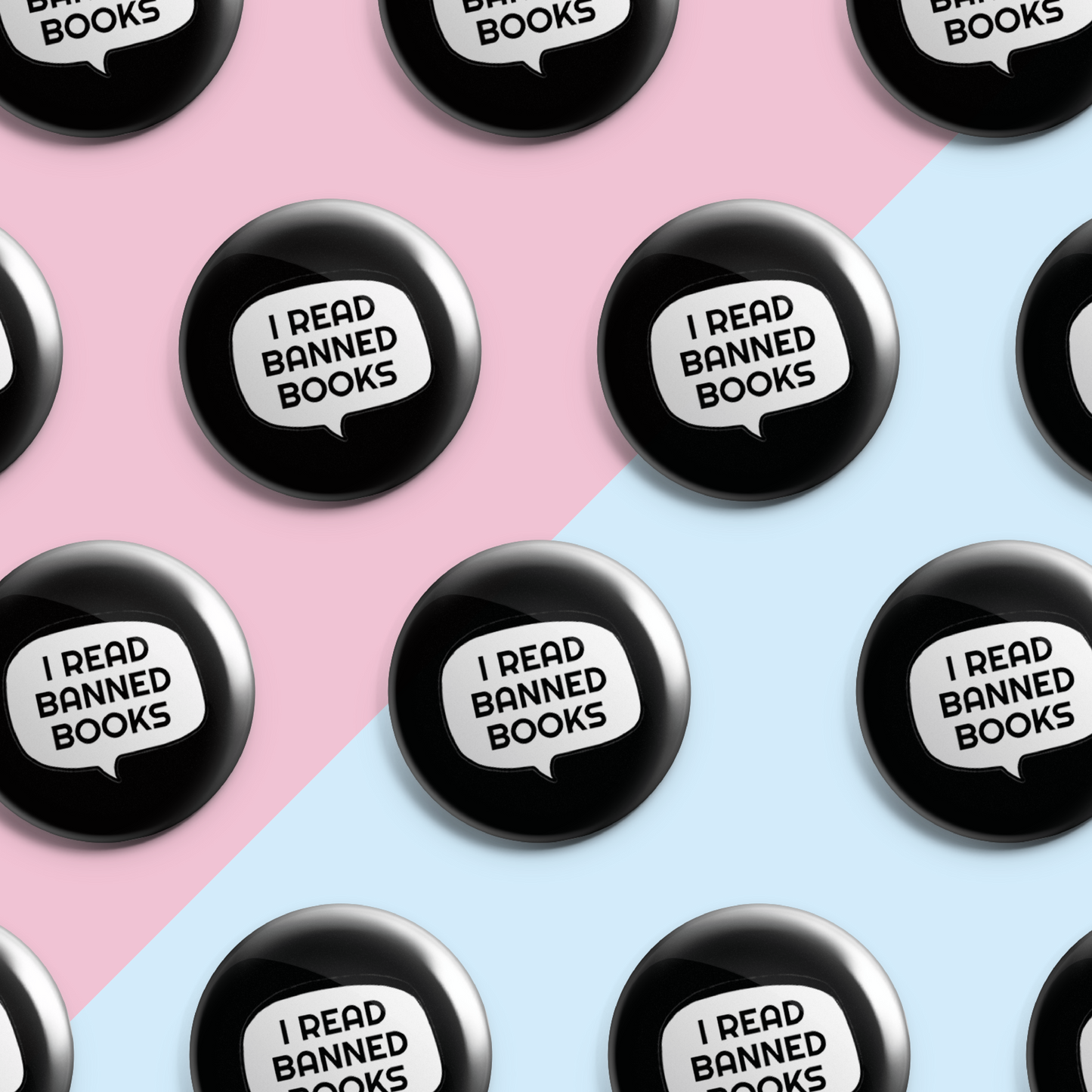 I Read Banned Books - Pin Badge