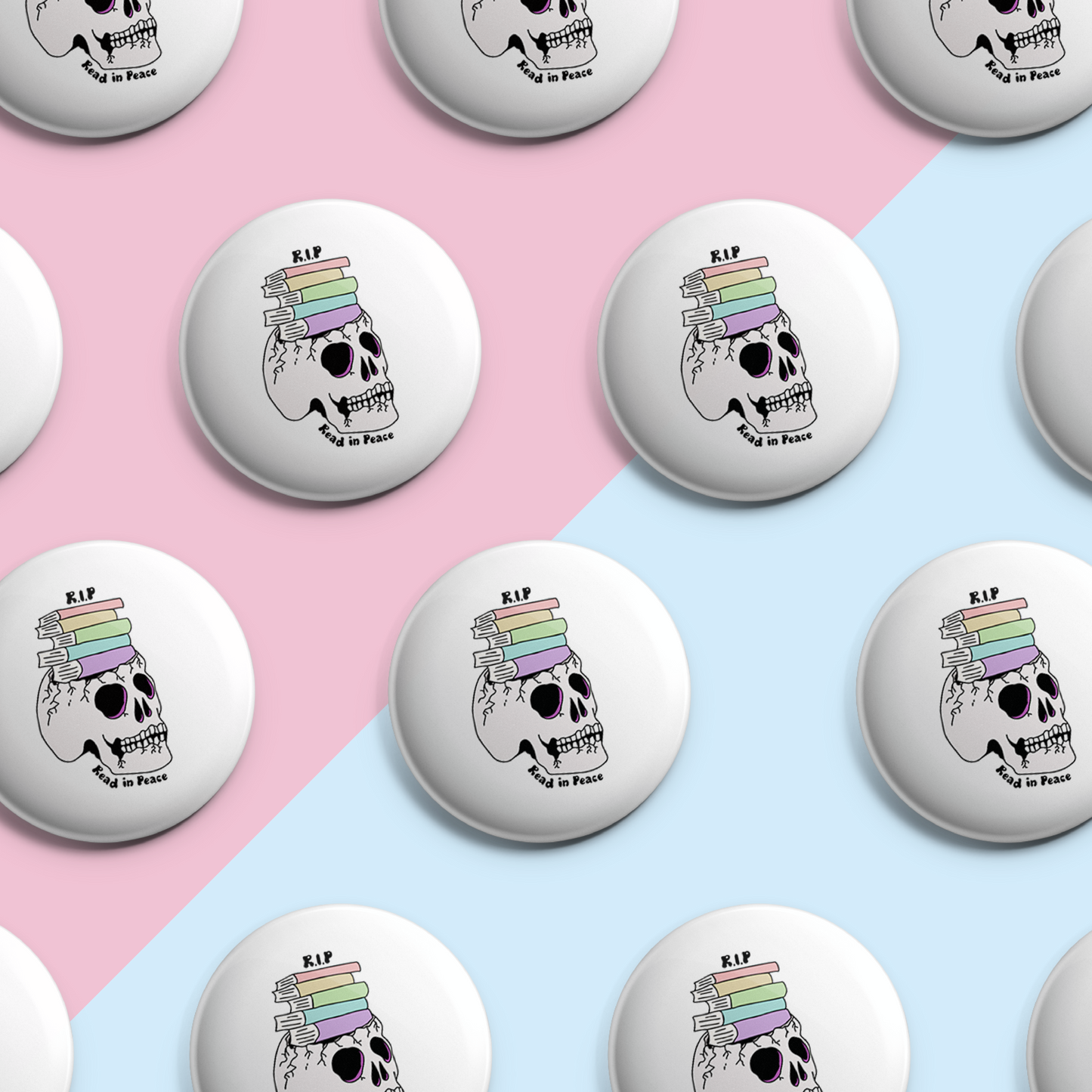 Read In Peace - Pin Badge