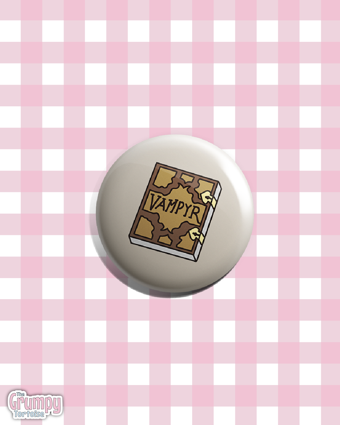 Vampyr Book - 25mm (1 inch) Pin Badge