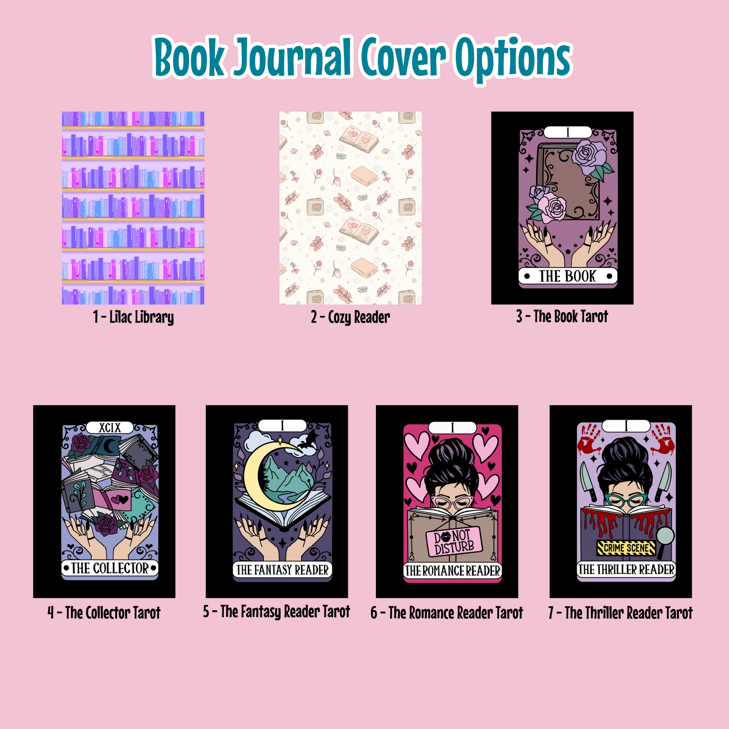 Book journal - 1 page review spread