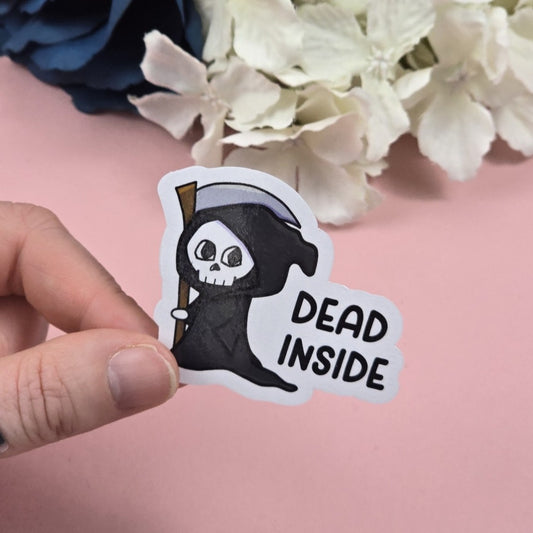 Dead Inside Die Cut Sticker