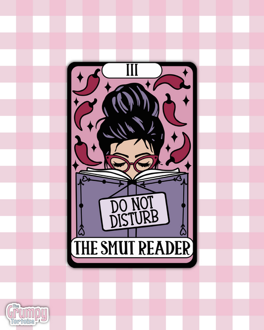 Waterproof Sticker | The Romance Reader Tarot Card Die Cut Sticker | Bookish Sticker | Reading Sticker | Tarot Card Sticker