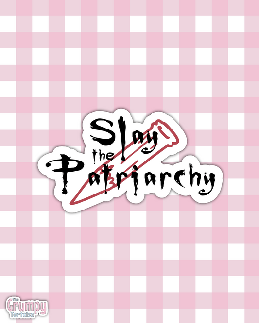Slay the Patriarchy Die Cut Sticker