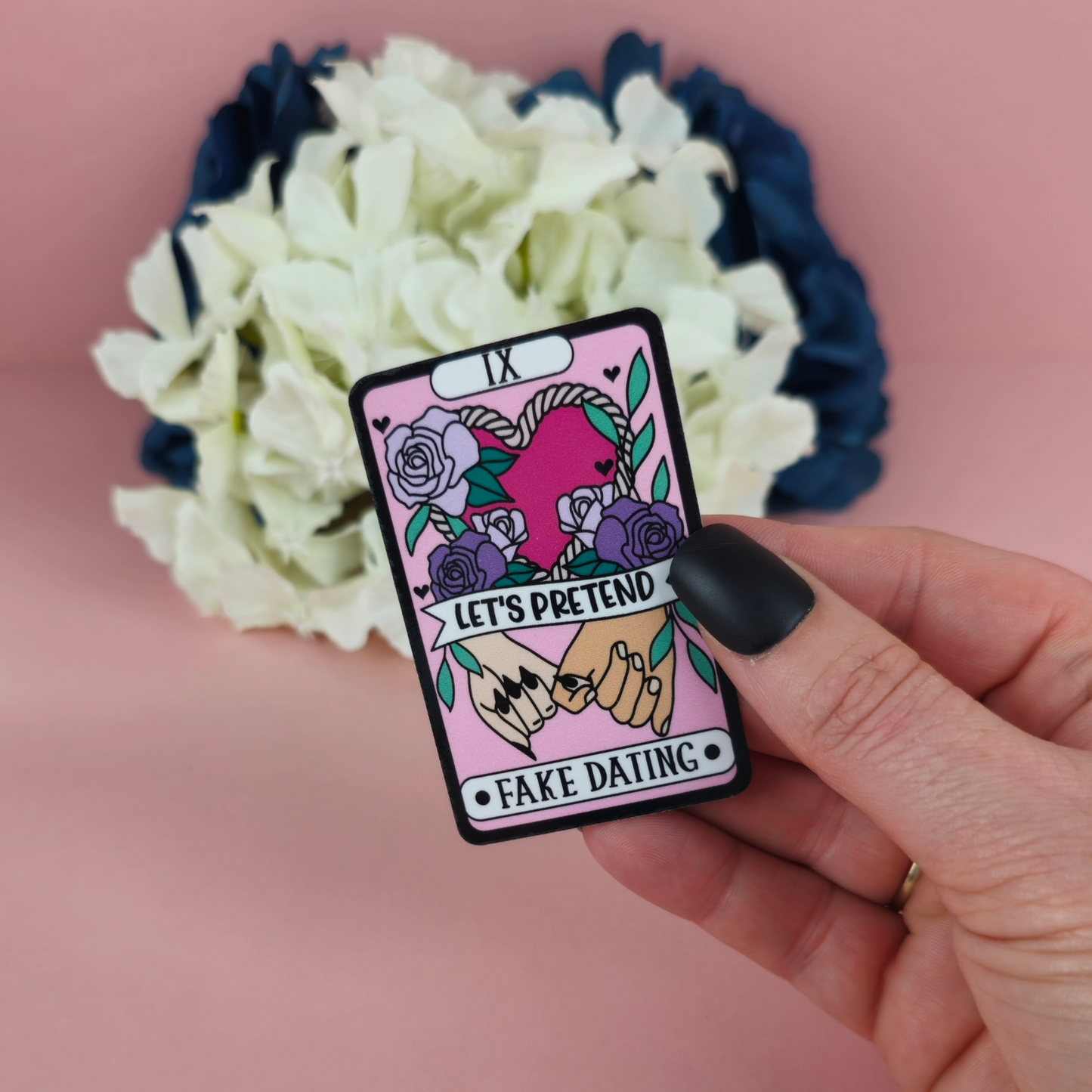 Fake Dating Tarot Card Waterproof Sticker