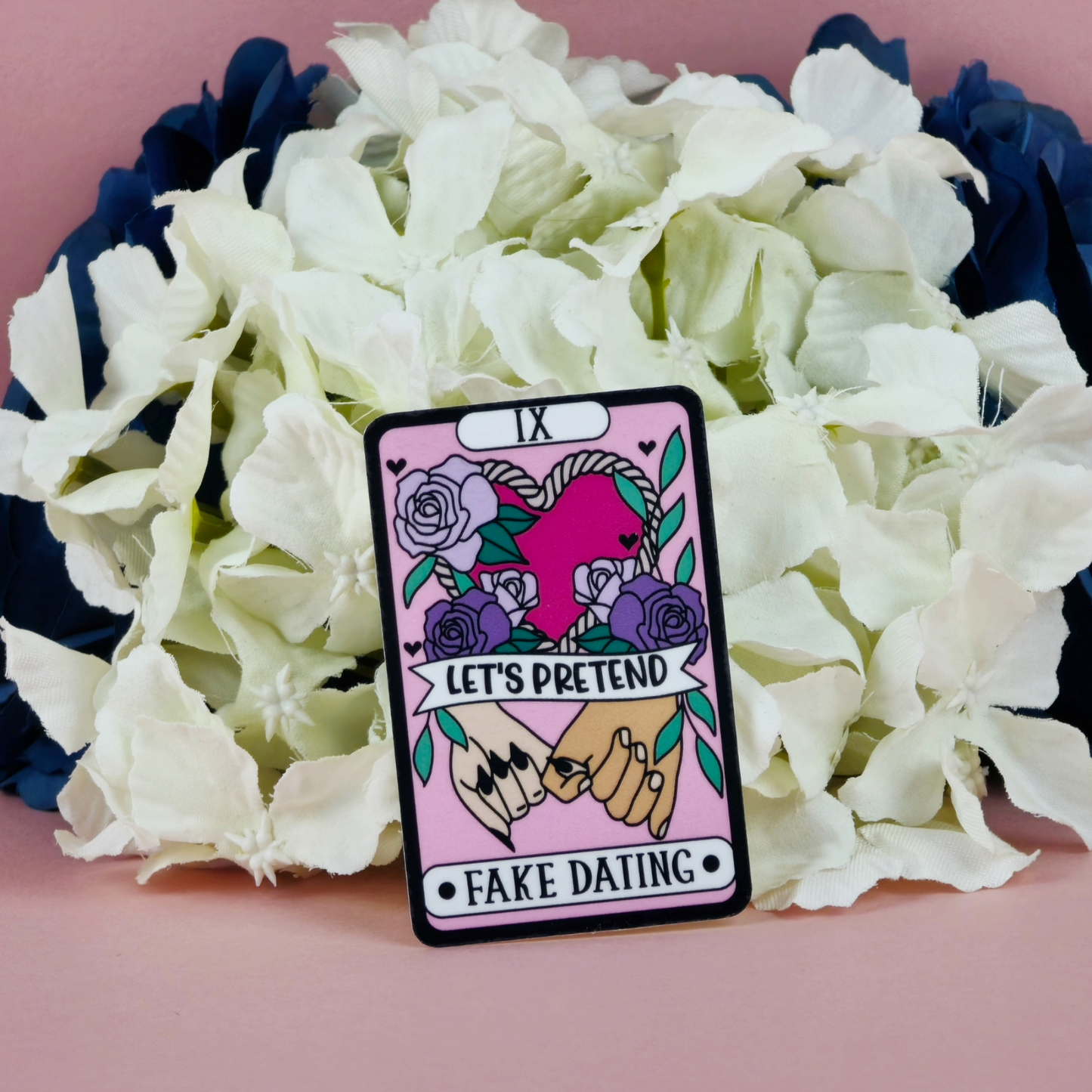 Fake Dating Tarot Card Waterproof Sticker