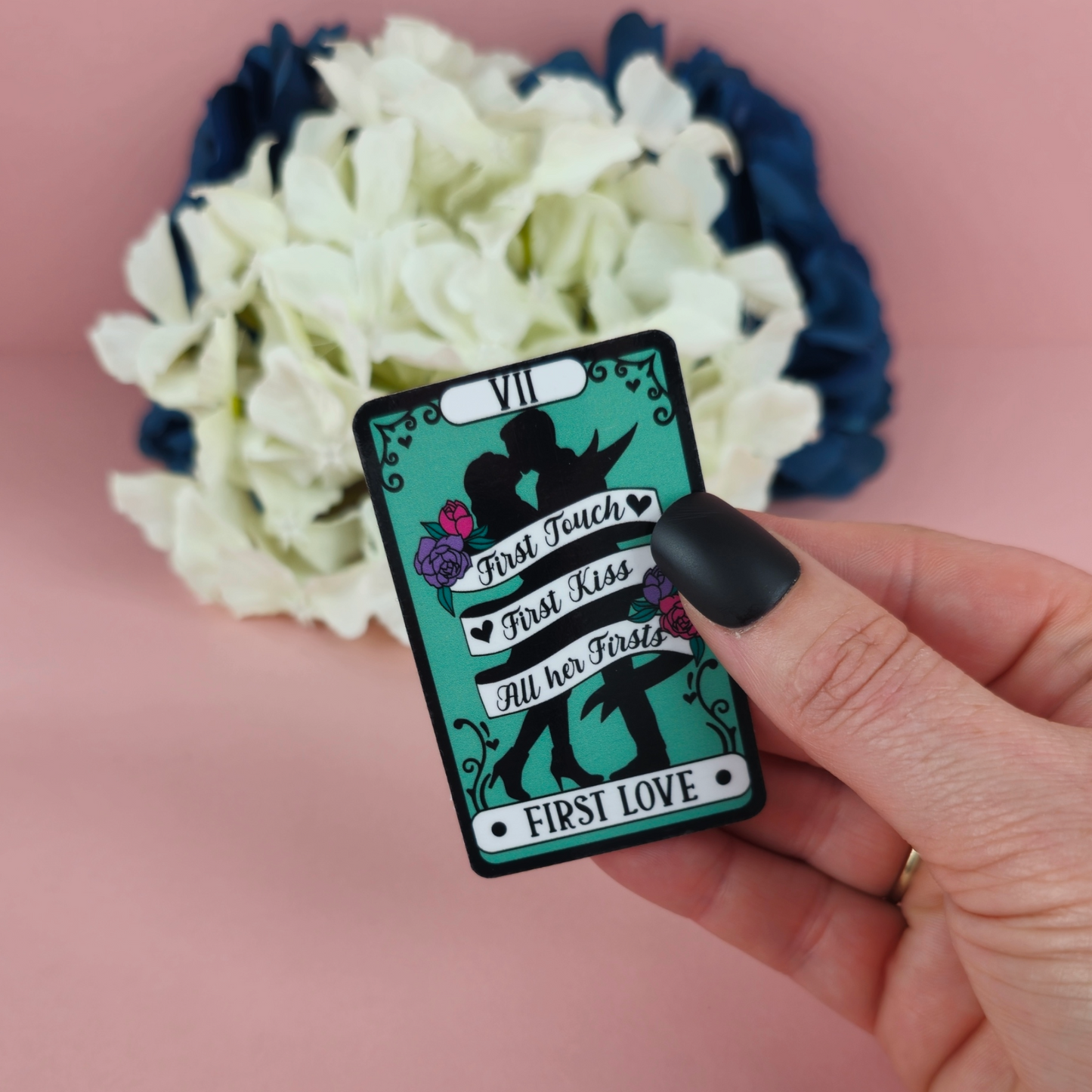 First Love Tarot Card Waterproof Sticker