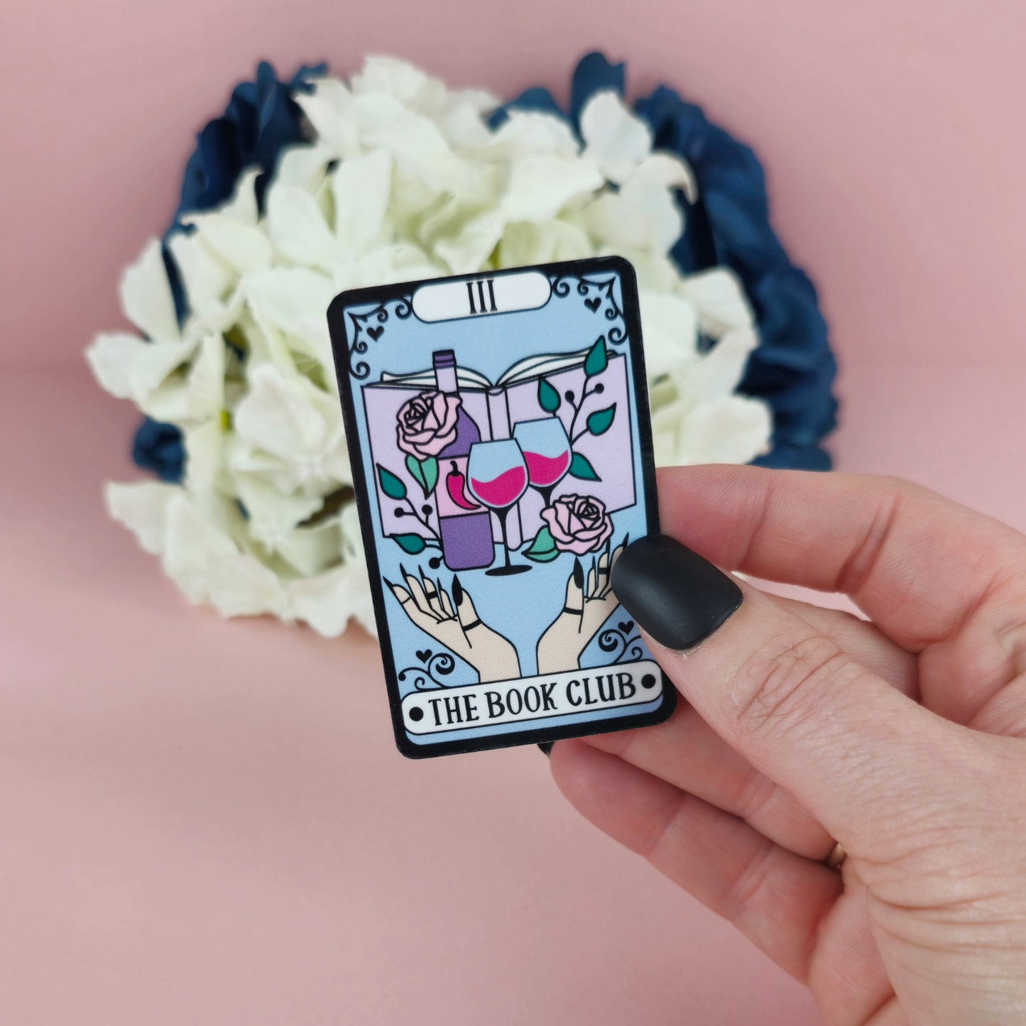 The Book Club Tarot Card Waterproof Sticker