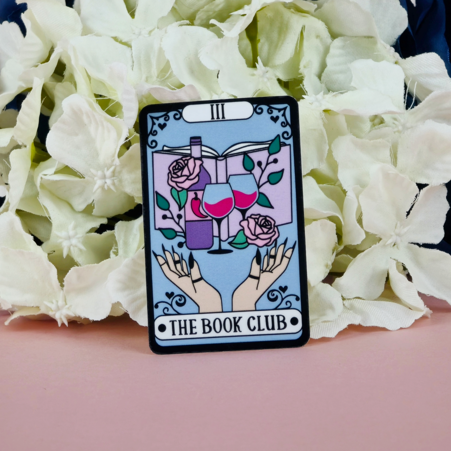 The Book Club Tarot Card Waterproof Sticker