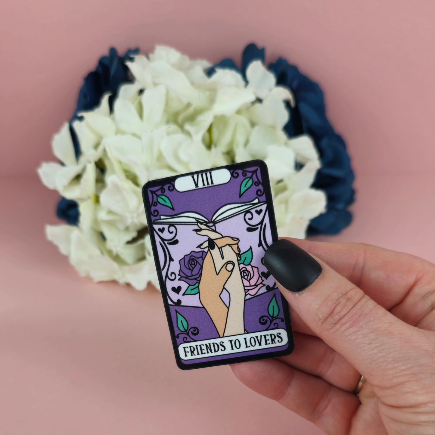 Friends to Lovers Tarot Card Waterproof Sticker