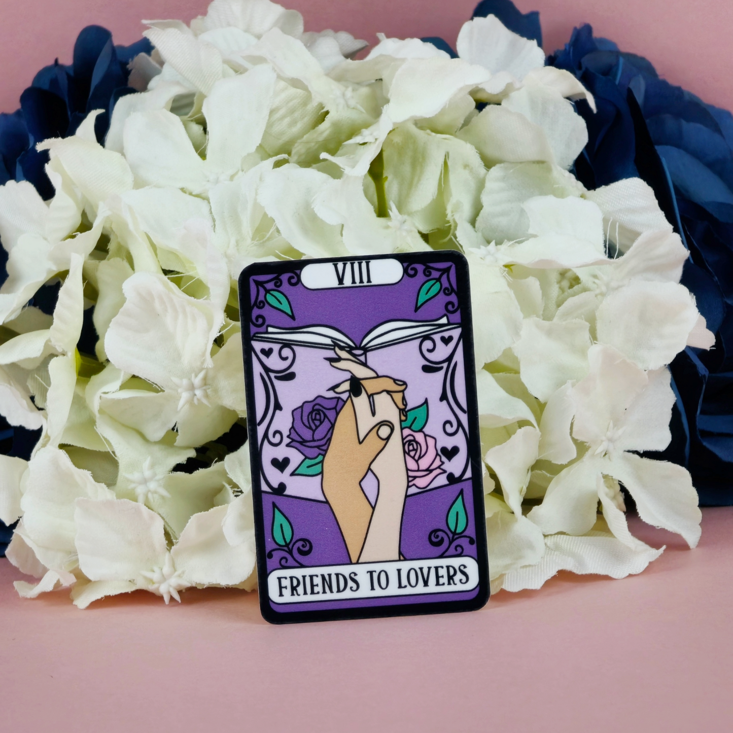 Friends to Lovers Tarot Card Waterproof Sticker