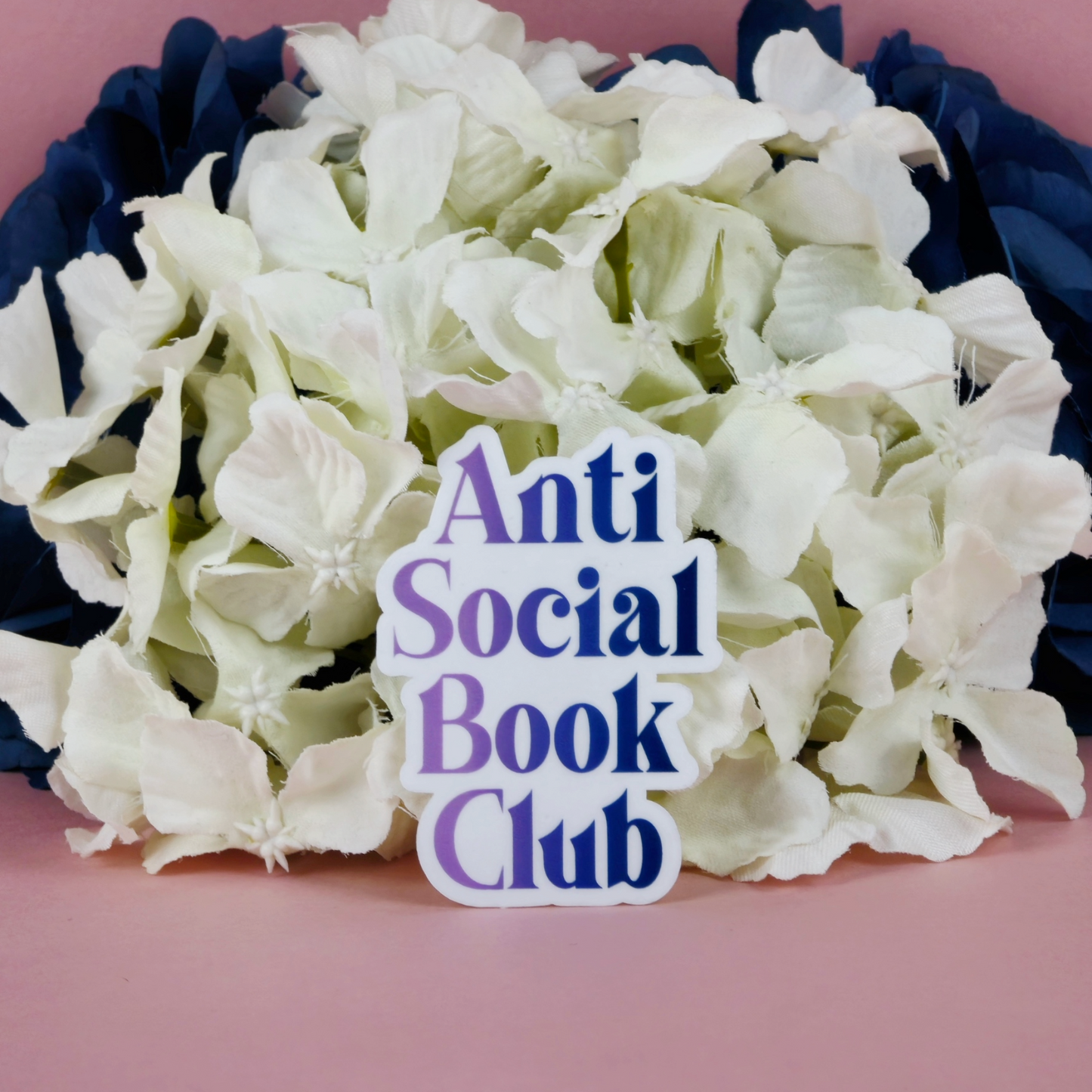 Anti Social Book Club Waterproof Sticker