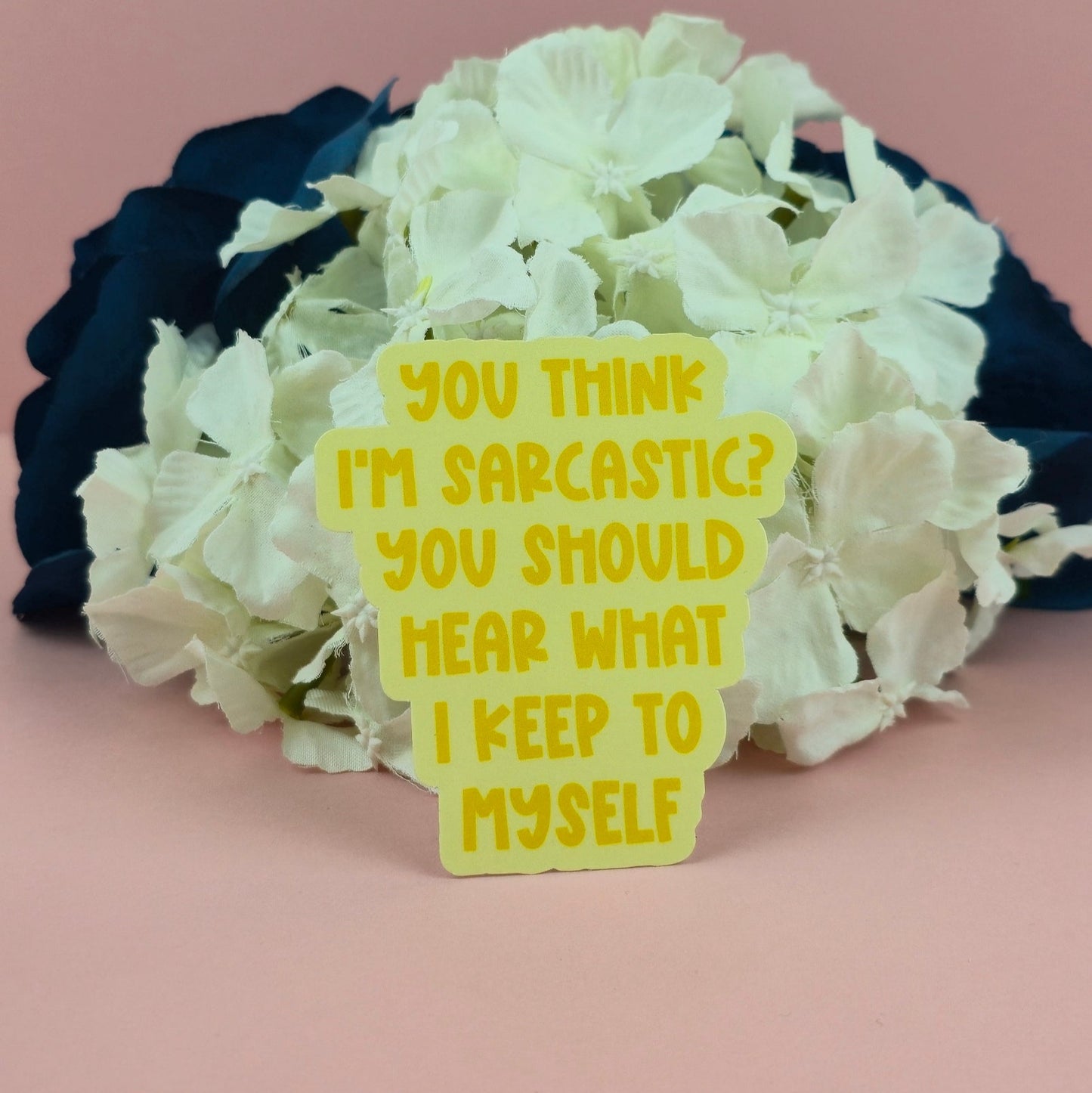 Waterproof Sticker | You think I'm Sarcastic? Single Sticker | Sarcastic Sticker | Funny Sticker | Sassy