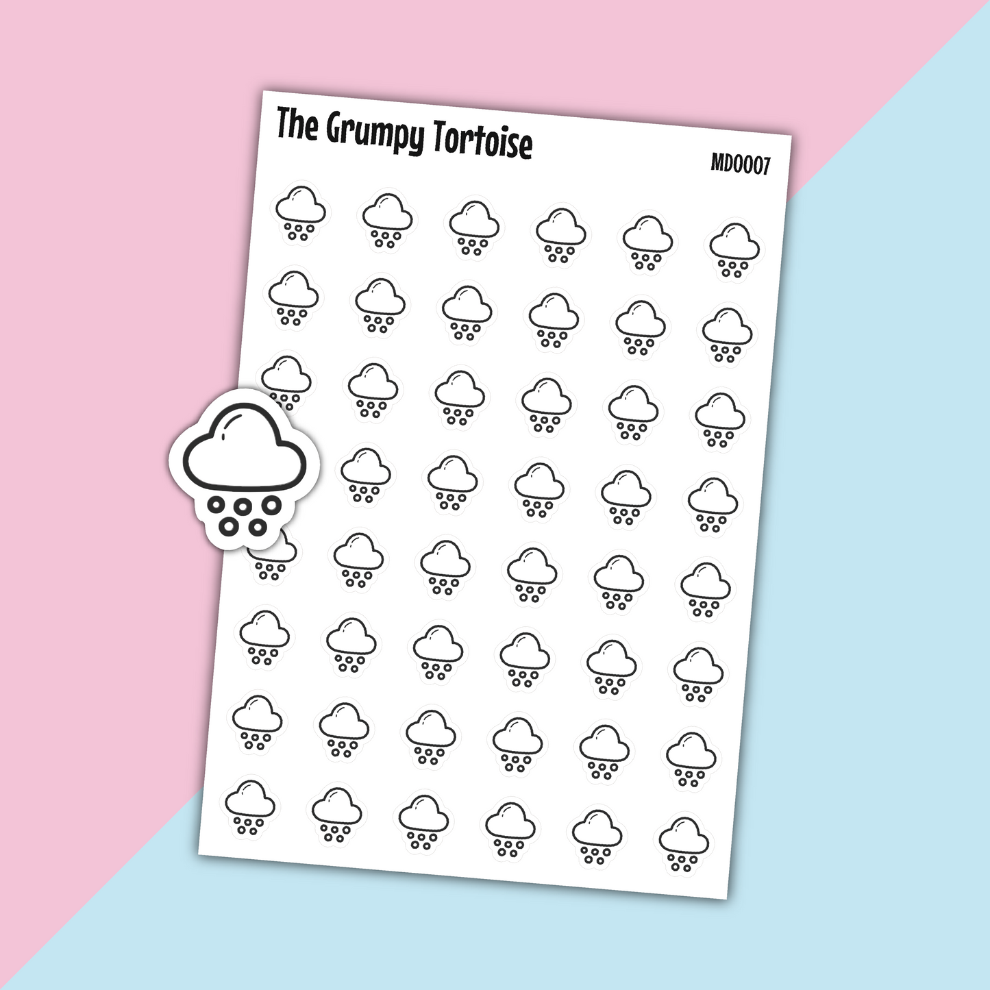 Weather Mini Doodle Stickers