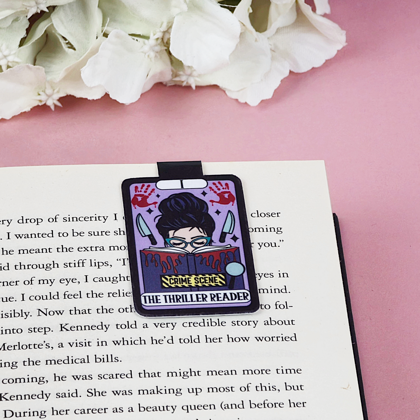 The Thriller Reader Magnetic Bookmark