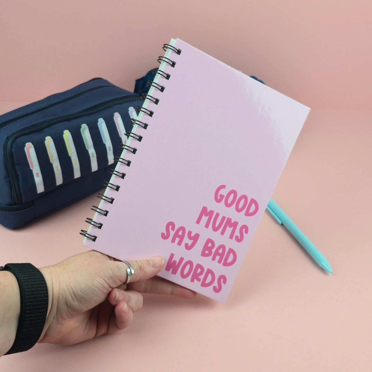 Spiral Notebooks - Good Mums Say Bad Words Notebook - Lined Journal - Gift