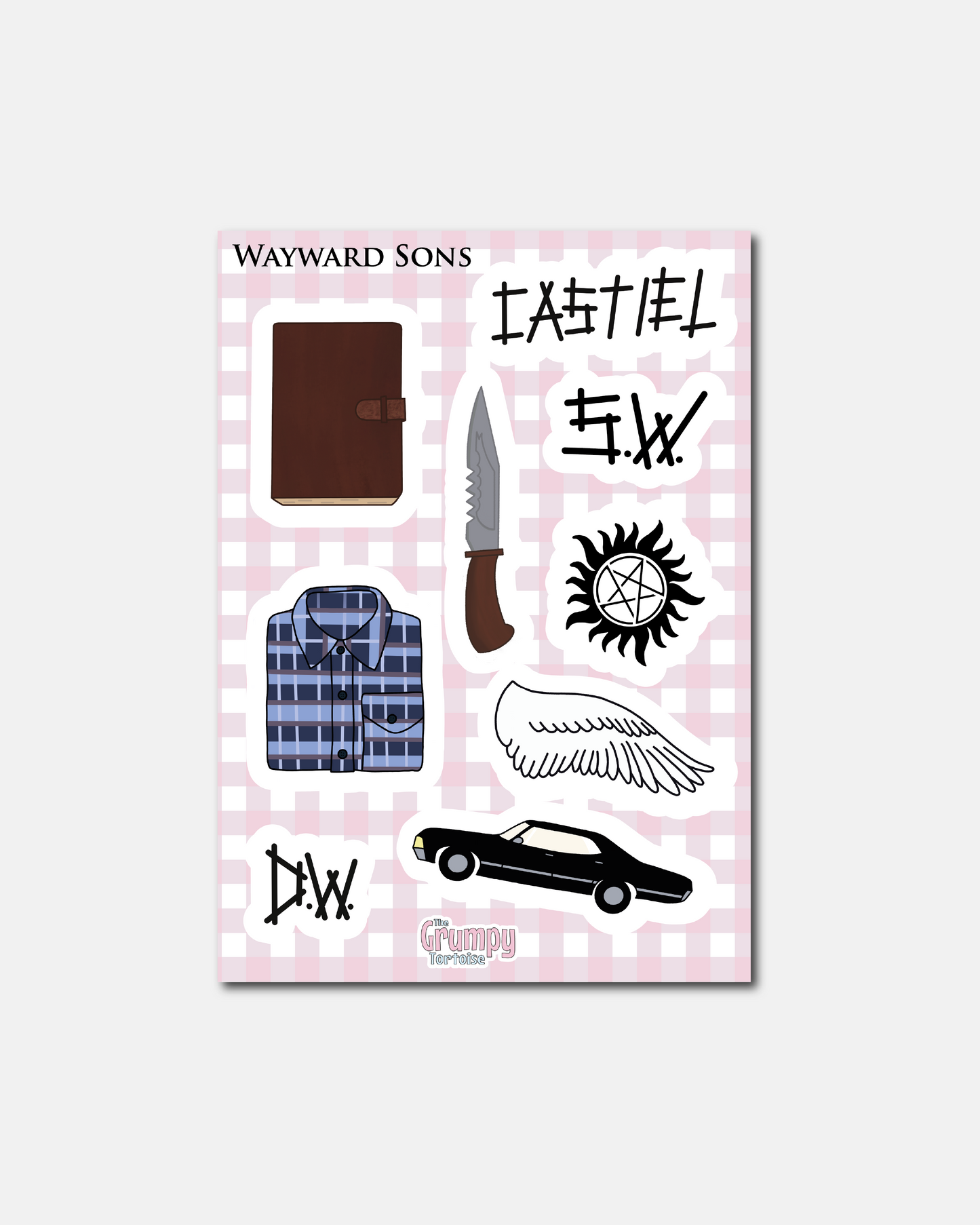 Supernatural Sticker Sheet - Perfect for Media Journals - Journaling