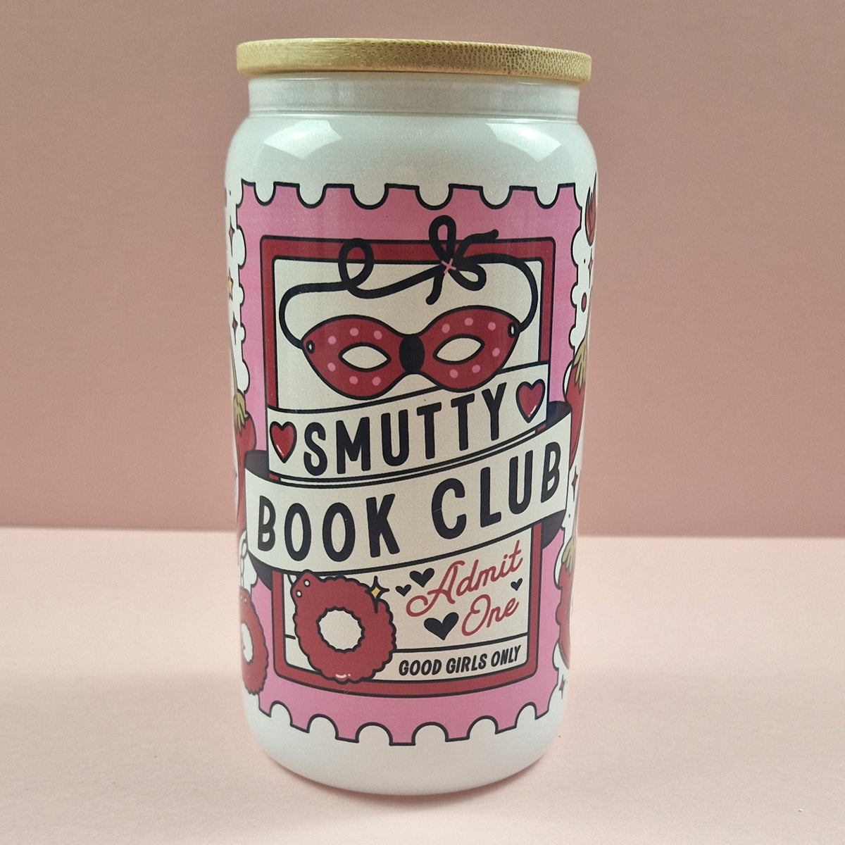 Smutty Book Club Glass Tumbler