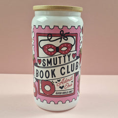 Smutty Book Club Glass Tumbler