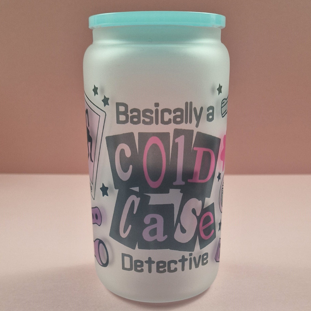 Cold Case Detective Glass Tumbler