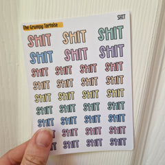 SECONDS - Sweary & Sarcastic Stickers