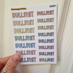 SECONDS - Sweary & Sarcastic Stickers