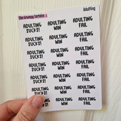 SECONDS - Sweary & Sarcastic Stickers