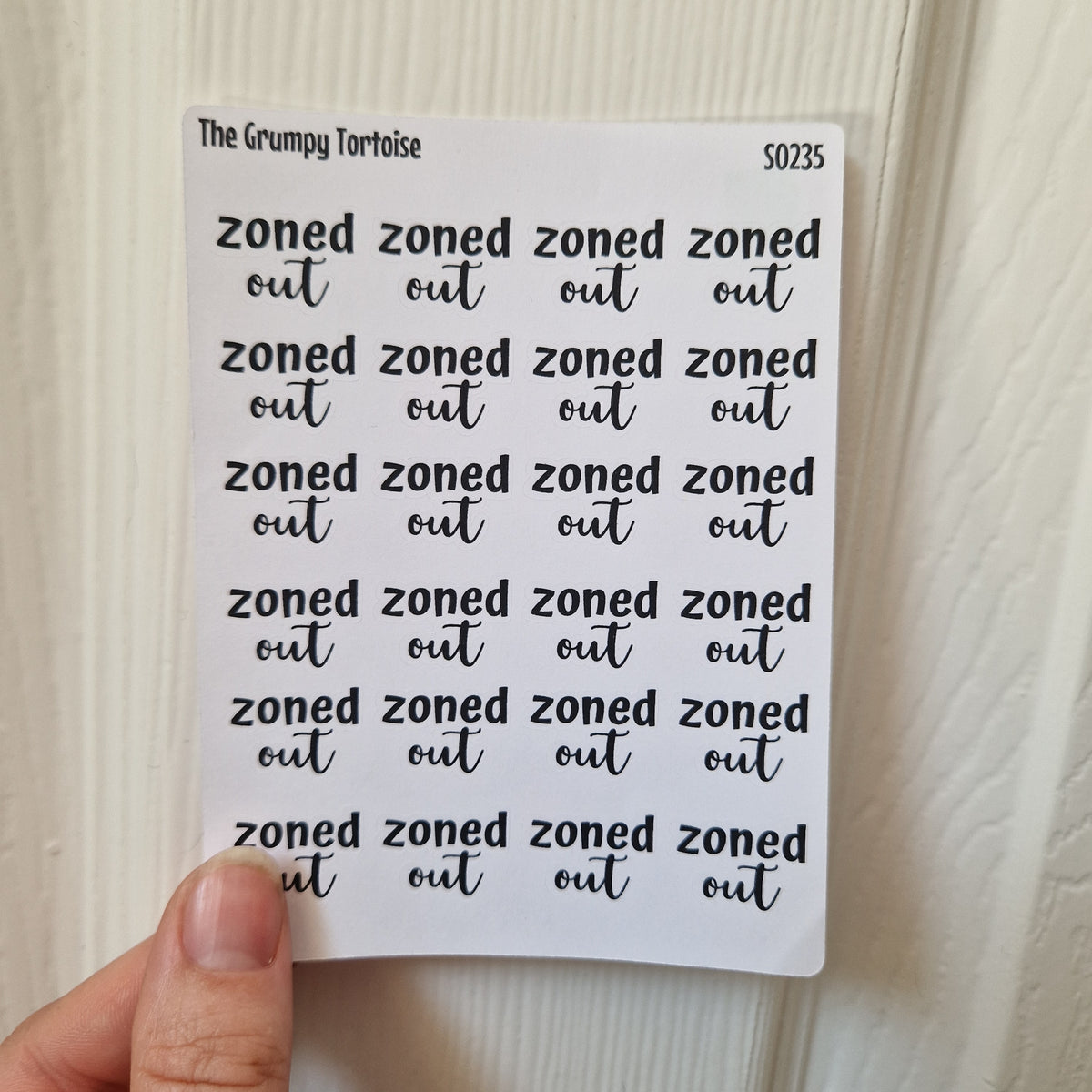 Script Stickers - DISCONTINUED