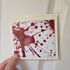 Blood Splatter Sticker Pockets - DISCONTINUED