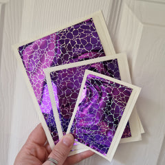 Purple Cobblestone Sticker Pockets - DISCONTINUED