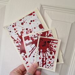 Blood Splatter Sticker Pockets - DISCONTINUED