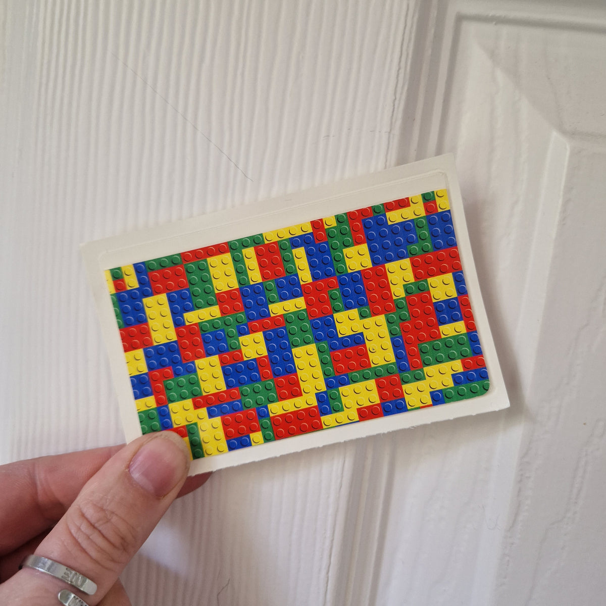 Colourful Brick Sticker Pockets - DISCONTINUED