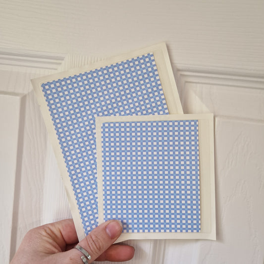 Plaid Sticker Pockets - DISCONTINUED