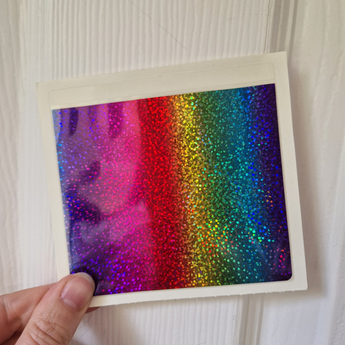 Holographic Rainbow Sticker Pockets - DISCONTINUED