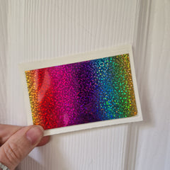 Holographic Rainbow Sticker Pockets - DISCONTINUED