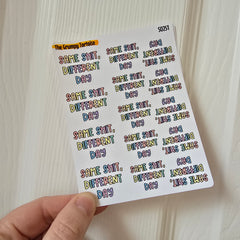 SECONDS - Sweary & Sarcastic Stickers