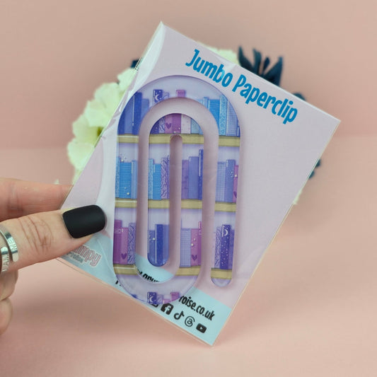 Jumbo Paperclip - Lilac Library - Planner - Reader - Gift