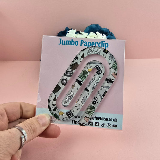 Jumbo Paperclip - Supernatural Family - Planner - Reader - Gift