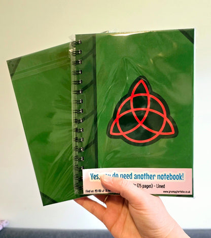 Spiral Notebooks - Book of Shadows - Lined Journal - Gift
